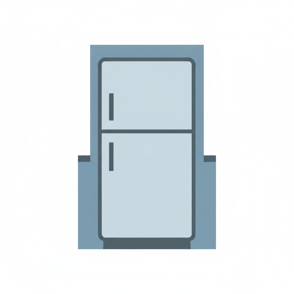 Undercounter refrigerator repair icon