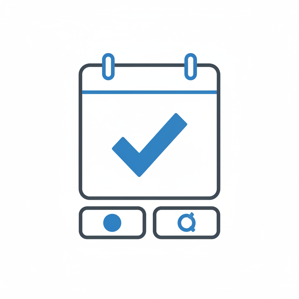 Calendar check icon
